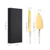 Mango de Cerámica Perlada Acero Inoxidable 430 Set de Espátula Cuchillo para Pastel Creativo Horneado Cuchillo para Queso Espátula para Pizza Vajilla de Postre