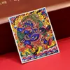 Dzambala Negro pintado tibetano pintura Thangka pintada a mano lienzo central impresión microchorro Thangka cultural y creativo Zakiralam al por mayor
