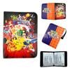 Fabricante Venta al por Mayor Transfronteriza Libro de Cartas Pokemon 4/9 Rejillas de Palacio Pokemon PU Cuero Cremallera Libro de Almacenamiento de Cartas
