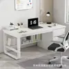 Mesa de Computador Mesa de Desktop para Escritório em Casa Estilo Moderno Simples com Gaveta Combinação de Mesa e Cadeira Quarto Mesa de Estudo para Estudante