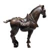 Coleção de bronze antigo, ornamentos antigos de cobre sólido, cavalo Tang pequeno, cavalo com sela, pônei, cabo de cavalo pequeno de cobre, peça de cavalo Tang