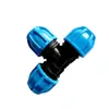 Tee directo rápido de plástico PE de material nuevo de grado 100 directo de fábrica, conector rápido Congyou de gran cantidad
