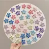 Pinza de Pelo Y2K Colorida con Goteo de Aceite Estrella Bb Clip Dopamina Flequillo Pinza Lateral