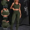 Conjunto de ropa de yoga con chaleco profesional de verano, sujetador con tirantes europeos y americanos, conjunto de ropa de yoga de manga corta, ropa de yoga transfronteriza para mujer