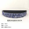 Cinto elástico com pedras brilhantes de diamante incrustadas de ponta a ponta, strass, moda feminina, para combinar com qualquer vestido, Cobertura de cintura de cristal para noiva