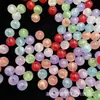 Cuentas Redondas con Purpurina Fina tipo Gelatina de 6-16mm Accesorios para Joyería DIY Cadena para Teléfono Móvil Pulsera Materiales para Enhebrar Hechos a Mano