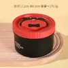 Lonchera Aislada de Acero Inoxidable 304 para Estudiantes, Práctica Lonchera Redonda, Apta para Microondas con Tapa, Tazón para Sopa, Recipiente para Alimentos, Fiambrera para Sopa