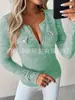 Primavera 2025 Comercio Exterior Transfronterizo Sitio Web Independiente Amazon Wish Productos Nuevos Europeos y Americanos Moda Femenina Sudadera de Manga Larga para Viajar al Trabajo