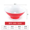 Tazón de Melamina, Tazón Comercial Rojo, Tazón Cónico para Sopa Picante Estilo Porcelana, Tazón para Sopa de Fideos Ramen de Res