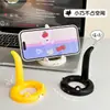 Soporte para Teléfono de Gato de Dibujos Animados Soporte para Teléfono de Escritorio Creativo Lindo Cola de Gato Soporte Perezoso para Tableta