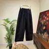 [Li] Nuevos pantalones rectos de jacquard estilo chino con sutil brillo, casuales, nueva colección otoño 2026, versátil ropa de mujer estilo chino