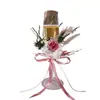 Copas de Champaña de Aspecto Elegante para Bodas y Compromisos Decoradas con Flores Inmortales, Escenas de Brindis de los Recién Casados, Accesorios para Sesiones de Fotos, Artículos Pequeños