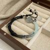 Pulsera con hebilla de seguridad y articulación de bambú de loto del mismo estilo de Little Red Book, diseño de nicho, estilo antiguo de alta calidad, elegante temperamento, joyería de mano