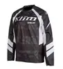 Maillot de descenso, ropa para moto todoterreno, camiseta de manga larga para bicicleta de montaña, camiseta de cuello redondo, transpirable