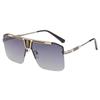 Gafas de Sol Polarizadas para Mujer de Moda Transfronteriza Nueva Europea y Americana, Montura Grande Cyber Celebrous Anti-UV para Conducir para Hombre