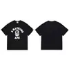 Suministro Mayorista Transfronterizo de Marca de Moda, Dropshipping de Comercio Exterior, Camiseta de Manga Corta Pesada Bape Cabeza de Mono Tiburón 260g 25