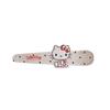 Sanrio horquilla de pico de pato larga de gato con puntos de onda acrílica, linda, dulce, corazón de niña, flequillo, clip cosmético, tocado