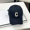 Chapéu de Bebê Primavera e Verão Fino com Letra C para Meninos e Meninas Chapéu de Beisebol Infantil Bonito Coreano Chapéu de Sol