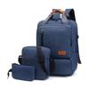 Nueva Mochila Portátil de Pulgadas Portátil de Gran Capacidad para Estudiantes Set de Tres Piezas para Hombre Bolsa Multifuncional para Computadora