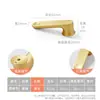 Novo Pingente Estilo Chinês Retrô Maçaneta de Gaveta de Latão Sólido, Puxador de Anel Dourado Antigo de Furo Único para Armário e Porta de Guarda-Roupa