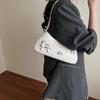 2025 Nuevo Verano Bolso de Axila Bolso de Mujer Moda de Alta Gama Bolso Cuadrado Pequeño Textura Nicho Coreana Bolso de Hombro Versátil