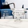 Estilo Europeu Criativo Entrada Luxo Vento Romano Lâmpada Vaso de Vidro Alto Perna Transparente Arranjo de Flores Quarto Pequeno Castiçal Ins Pousada