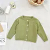 Ropa de Bebé Luoxi Primavera y Verano Cárdigan de Punto Hueco Camisa Protectora Solar para Bebé de Hombre y Mujer Chaqueta Transpirable para Aire Acondicionado Infantil