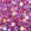 Accesorios de bricolaje con cuentas hechas a mano, color transparente chapado AB, estrellas de cinco esquinas, amor, corazón de melocotón, cuentas sueltas, accesorios al por mayor