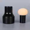 Cabeza de pulido de cabeza redonda borla de polvo huevo de maquillaje de belleza cojín de aire crema BB uso dual seco y húmedo con mango caja bola de maquillaje cabeza de pulido