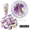 Nueva manicura transfronteriza con flores secas, estilo Monet japonés, para jardín, con pétalos florales pequeños y frescos, mezcla de flores secas para uñas.