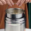 Olla de Acero Inoxidable 304 para Estofado al Vacío Olla Térmica para Llevar para Trabajadores de Oficina en Casa Estudiantes Lonchera Térmica Caja Bento Olla para Sopa