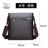 Bolsa de Ombro Masculina de Couro Genuíno Bolsa Transversal Masculina de Couro de Vaca Nova Bolsa Casual Mochila de Negócios