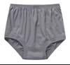 Roupa íntima masculina de algodão puro para meia-idade e idosos, roupa íntima para o pai, cuecas de cintura alta, tamanhos grandes, shorts soltos de algodão puro para homens