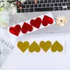 Pegatinas Brillantes para el Día de San Valentín, Pegatinas para el Día de San Valentín, Pegatinas de Polvo Dorado, Pegatinas de Corazón, Pegatinas DIY con Logos Impresos Personalizados