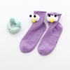 Calcetines para Niños Calcetines de Malla Fina para Primavera Verano Otoño para Niños Calle Sésamo Ojos Grandes Coloridos Estilo ins Calcetines para Niños