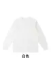 Camiseta de manga larga para hombre, cuello redondo, color liso, algodón peinado, peso pesado, corte holgado, 200 g/m², otoño, capa base Xinjiang, envío directo disponible