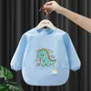Macacão Bebê Infantil Sem Mangas Impermeável Reversível Roupas Meninos Meninas Bebê Hora da Refeição à Prova de Manchas Jardim de Infância Babador Avental de Pintura