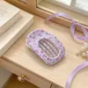 Pinza para el Cabello de Acetato Estampado Coreano Clip Oval Hueco Exquisito de Gama Alta Tamaño Grande para Mujeres Parte Trasera de la Cabeza Pinza de Pico de Pato Accesorios para el Cabello