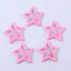 Grampo de Cabelo Estrela de Cinco Pontas Colorido Dopamina Y2K Estrela Grampo Lateral Grampo de Cabelo Grampo Bb Grampo para Franja de Criança Grampo de Cabelo Personalizado