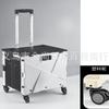 Caixa de Armazenamento Dobrável para Camping ao Ar Livre com Rodas, Caixa de Compras Trolley, Caixa de Armazenamento de Lanches e Ferramentas para Piquenique