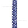 Vendas Diretas de Fábrica Transfronteiriças Sandálias e Chinelos de Tira Semicircular Pequenos com Strass de 4 Fileiras Cadarços de Sapato de Tira Semicircular Coloridos Exquisitos Materiais e Acessórios para Sapatos