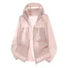 Ropa de Protección Solar de Verano con Costuras de Color Contrastante, Chaqueta Fina Unisex de Seda de Hielo, Ropa de Protección Solar de Seda de Hielo Fresca y Transpirable