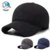 Comercio Exterior Gorra de Béisbol para Hombres de Mediana Edad y Mayores Protección para los Oídos en Invierno Protección contra el Frío Sombrero de Pico para Exteriores Moda Simple Gorro de Lana