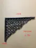 Grades de Portão de Ferro Forjado, Suporte Angular de Ferro Fundido Vintage, Suporte de Prateleira Triangular, Rack de Armazenamento de Cozinha, Prateleira de Canto