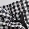 Atacado de Roupas Femininas Transfronteiriças Estilo Europeu e Americano Nova Moda Primavera 2026 Calças Xadrez Elegantes Simples Calças Longas Casuais