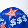 Gorro de punto de moda europeo y americano, versátil, cálido, suéter, gorro para el frío para hombre y mujer, jacquard de letras, gorro de otoño e invierno, nuevo para exteriores