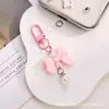 Colgante Macaron de Lazo Bolso Llavero para Teléfono Accesorios Colgante de Celebridad de Internet Regalo para Estudiantes Accesorios para Auriculares
