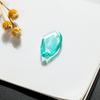 Han Yuyuan cuentas de pétalos de flor de cerezo de papel de plata con esmalte de color de estilo japonés material hecho a mano diy horquilla tocado joyería antigua Hanfu