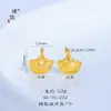 Puzuo Cor Forte Conservação de Cor Dourado Areia Acessórios DIY Incrustados com Cristal Natural Cabacinha Elefante Deus Gato da Sorte Contas para Pulseira com Furo