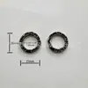Hebilla de Anillo de Resorte de 6 mm para Bolsos, Accesorios de Ferretería de Aleación de Zinc, Estilo Lujo Ligero